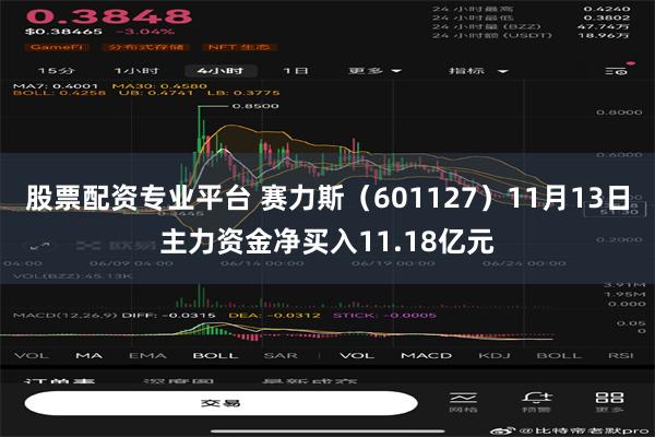 股票配资专业平台 赛力斯（601127）11月13日主力资金净买入11.18亿元